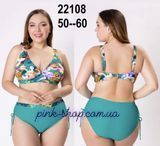 Раздельный купальник 50-60 размер мягкая чашка 22108 фото